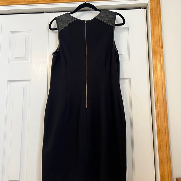 Banana Republic black leather jacket and coordinating dress - Picture 4 of 12